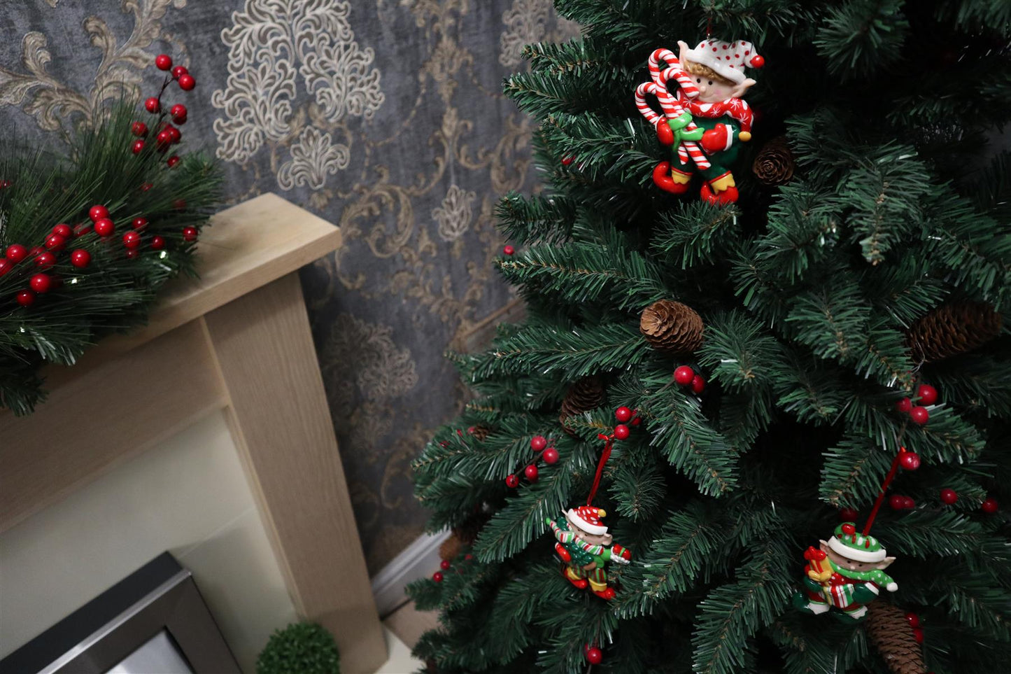 Christmas Hanging Decoration - 3pcs Ceramic