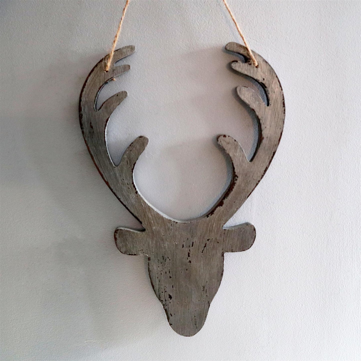 Silver Deer Head Decorations