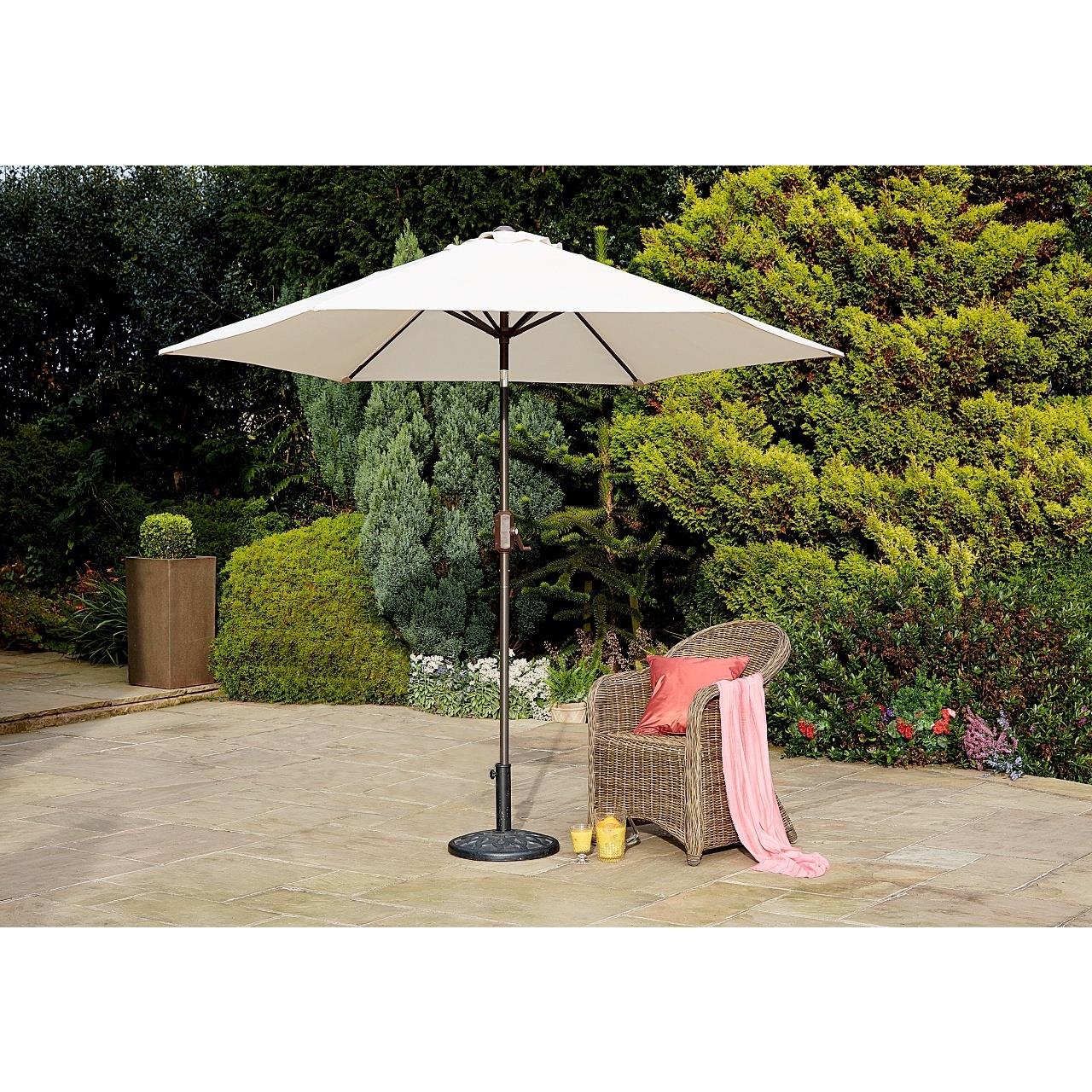 Beige Parasol Umbrella - 3m, 264x40x16cm