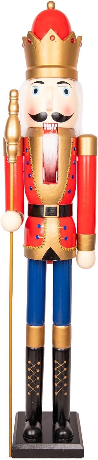 150cm Wooden Nutcracker Figures Christmas Ornament