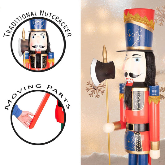 120cm Wooden Nutcrackers Figures