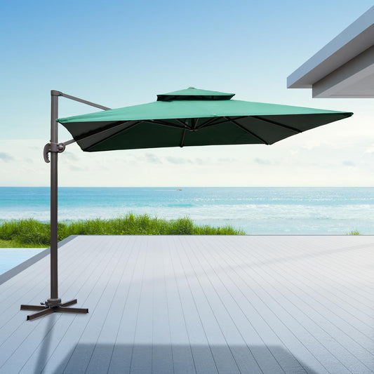 Green Square Parasol 264x40x16CM