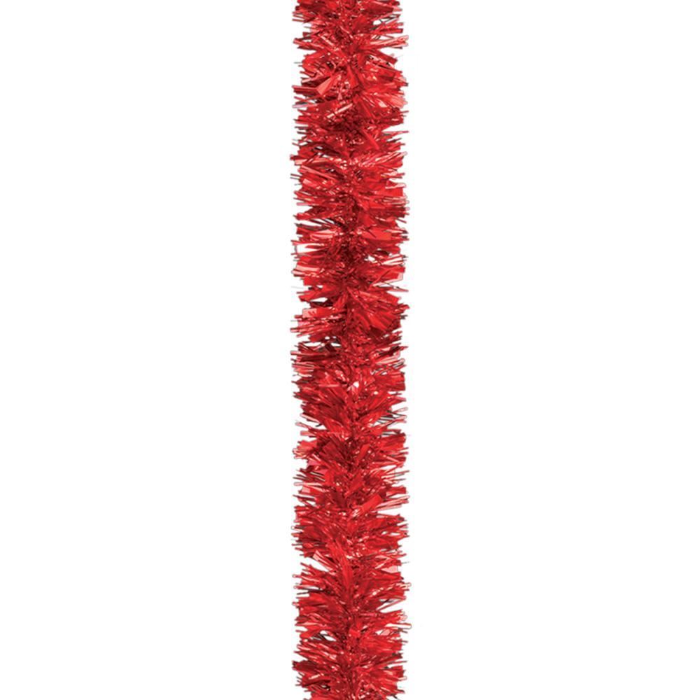8 Pcs Red Tinsel Tree Decoration - 1.8m