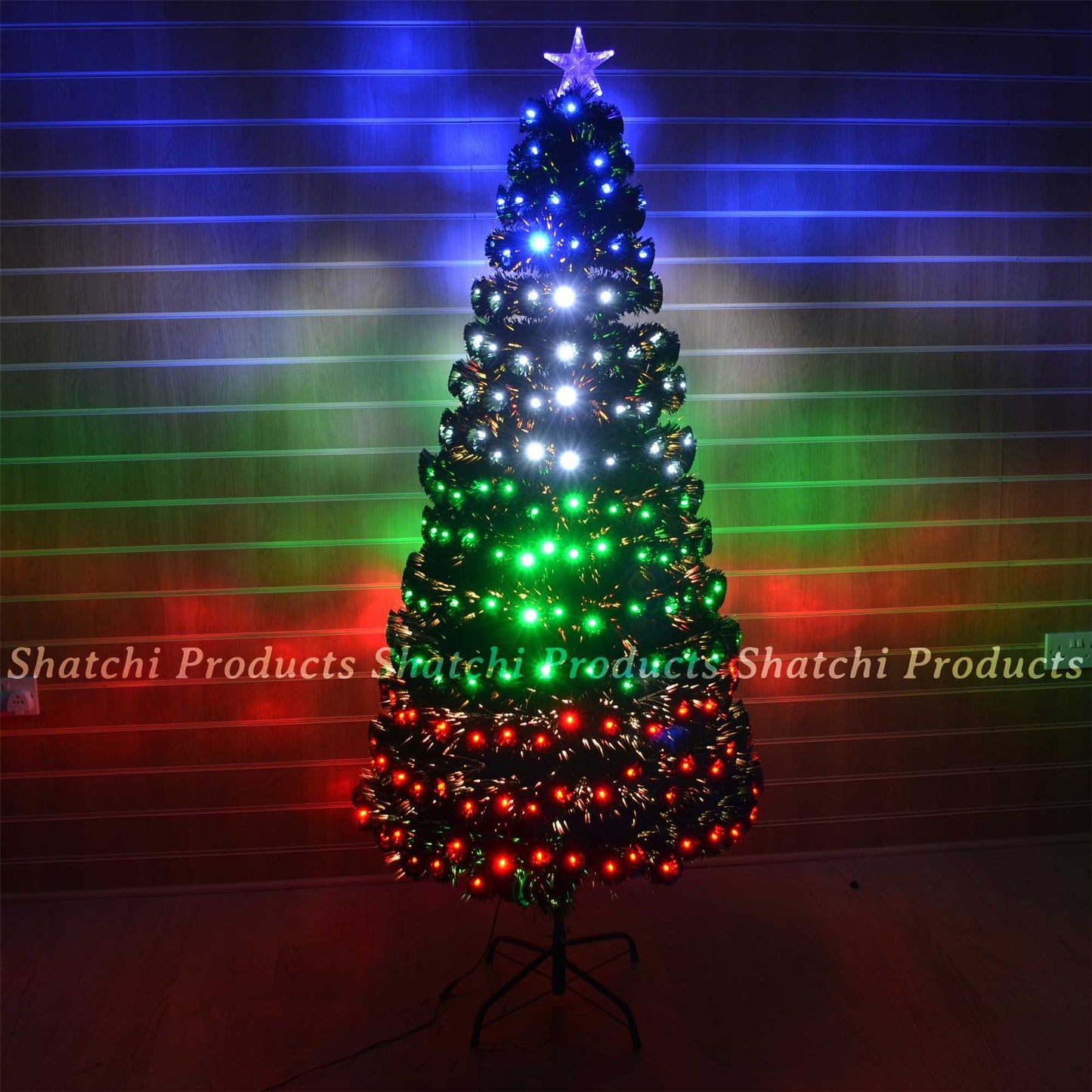 5ft LED Fibre Optic Christmas Tree