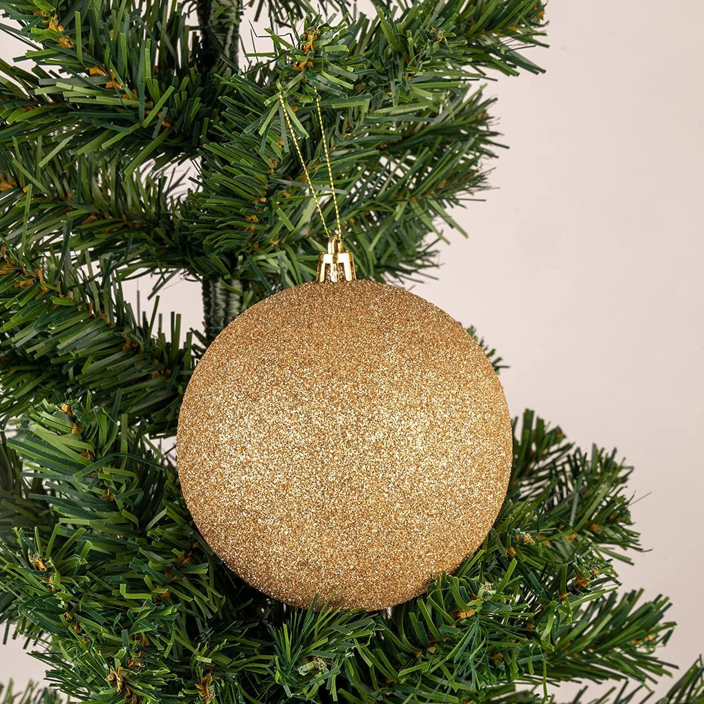 18 Champagne Baubles (6cm)