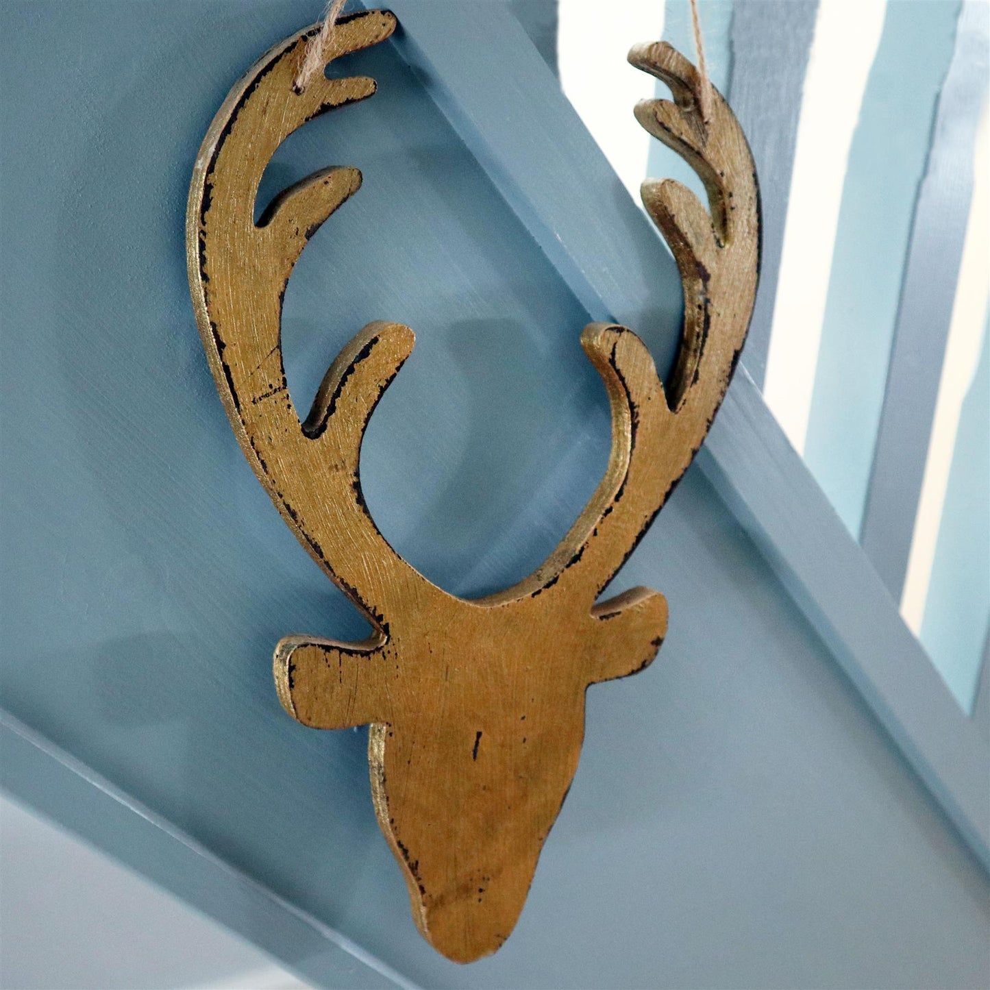 Golden Deer Head Hanging Decorations