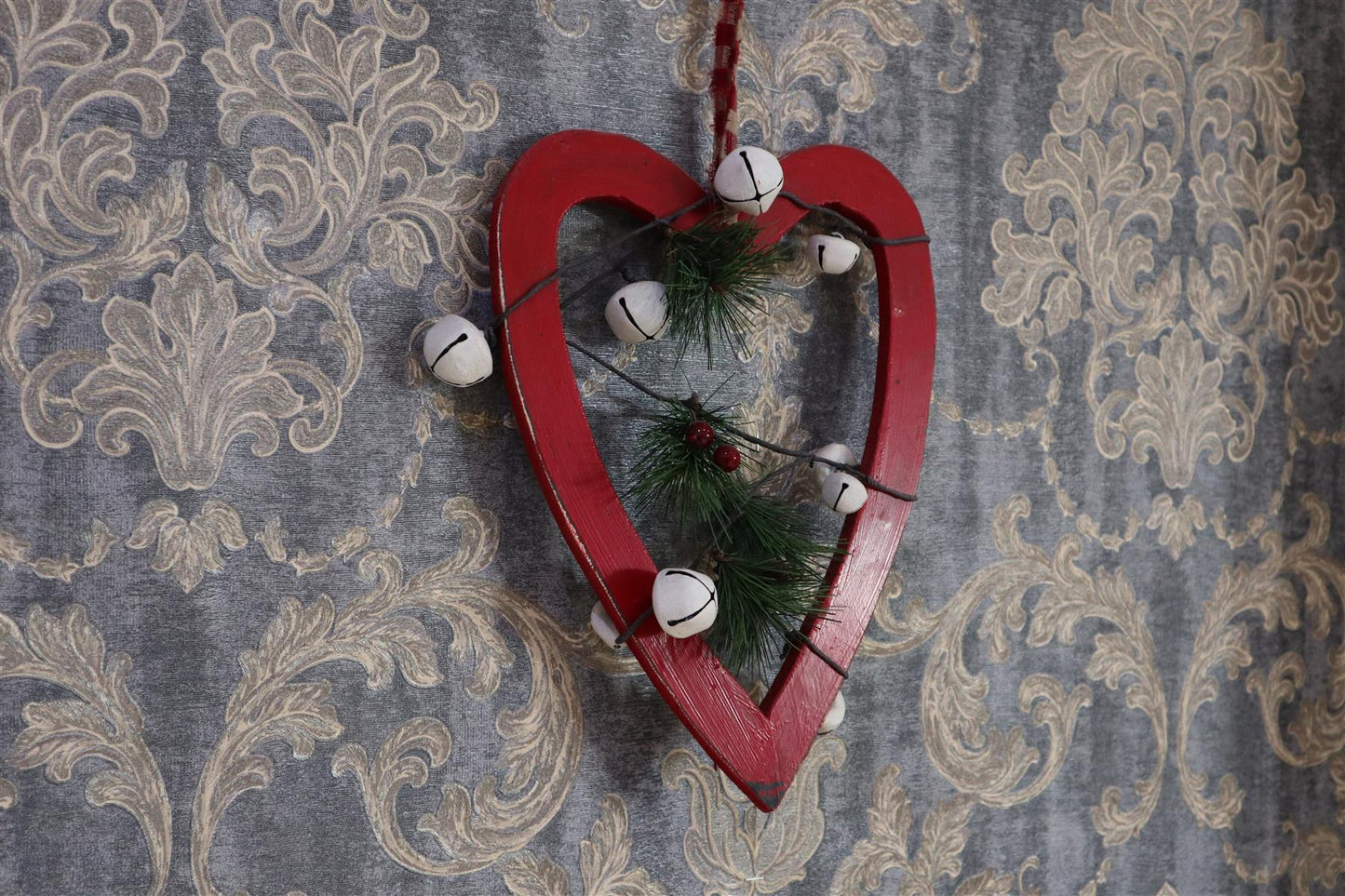 Hanging Decorations Red Heart 30cm