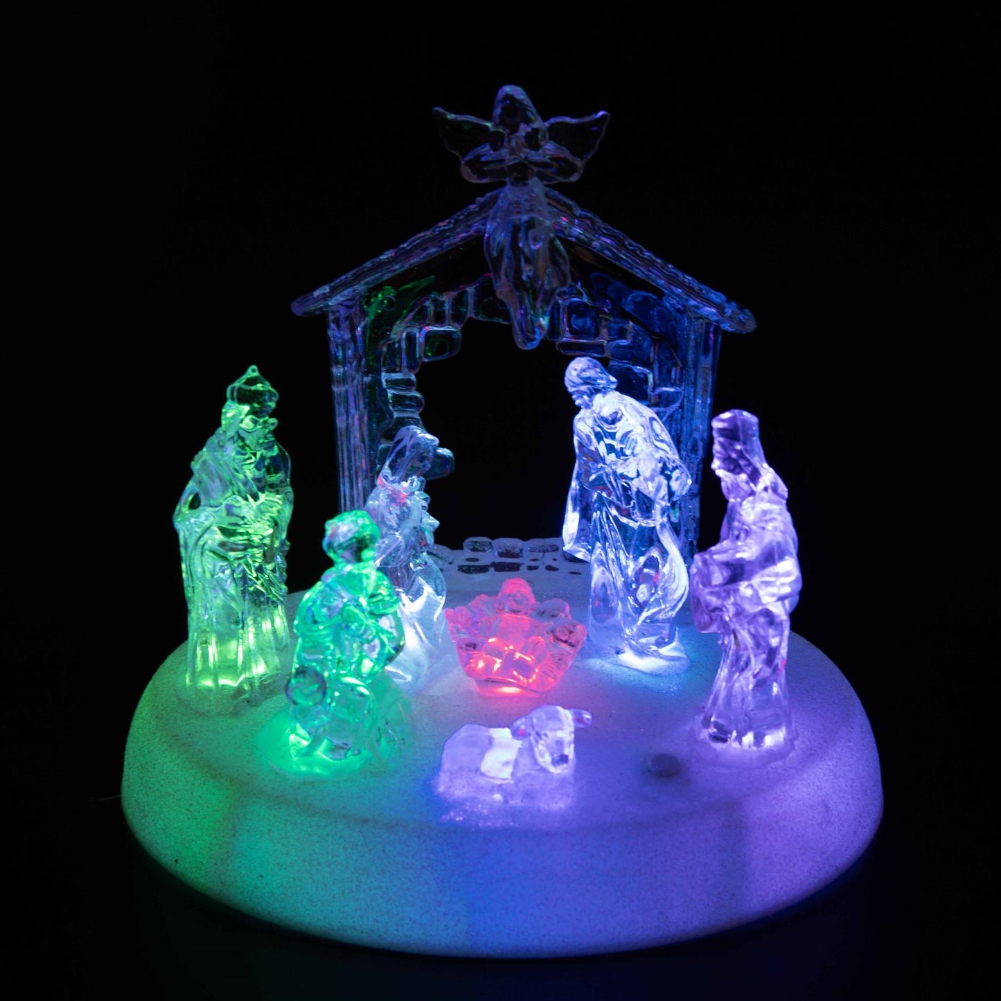 Christmas Nativity LED Light-Up Set with Music - 11531