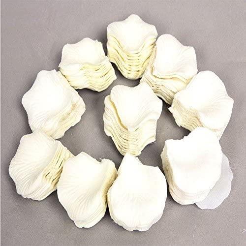 400 Ivory Silk Rose Petals