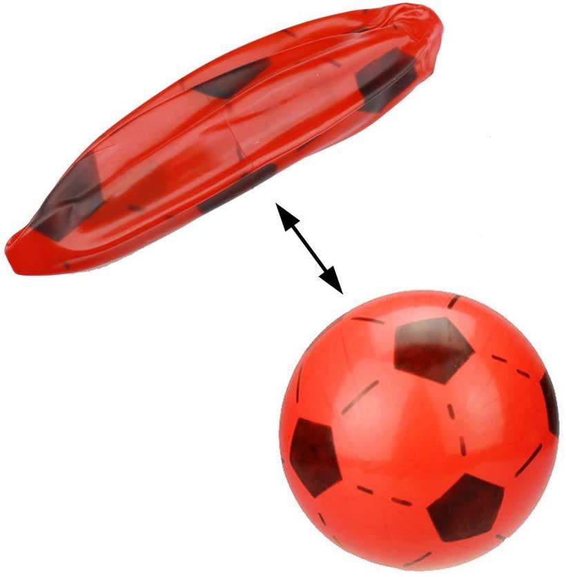 30 Inflatable Footballs (22.5cm) with Pump