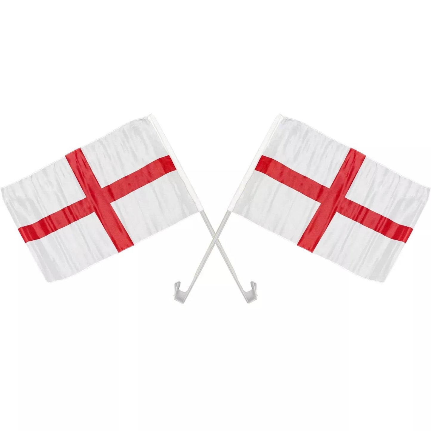 48cm x 31cm Set of 2 England St George Cross Car Flag