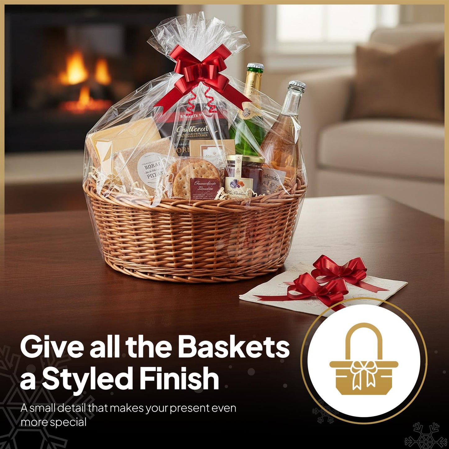 10 Pieces of 30mm Red Pull Bows