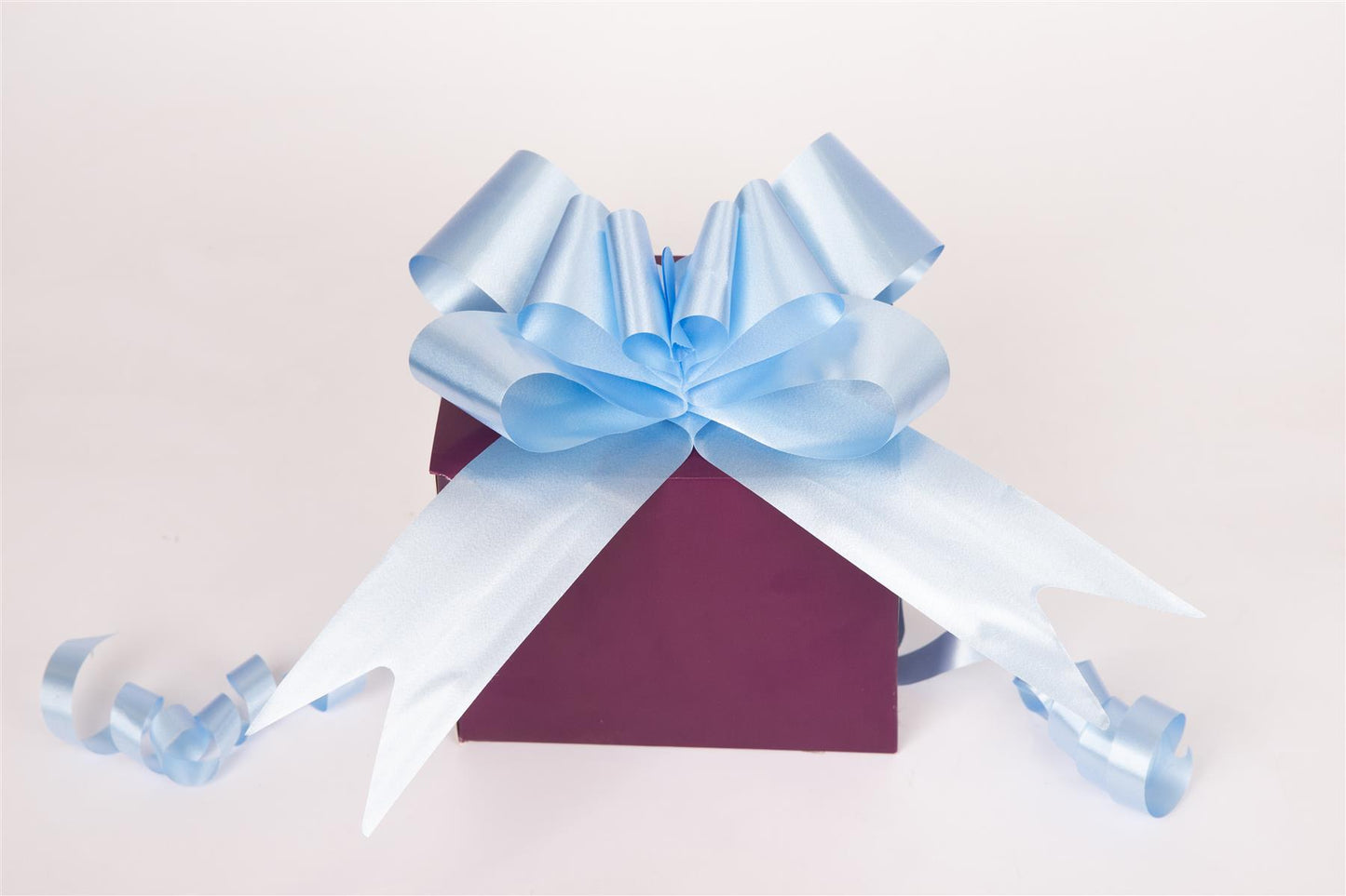 30 Pale Blue Pull Bows (50mm)