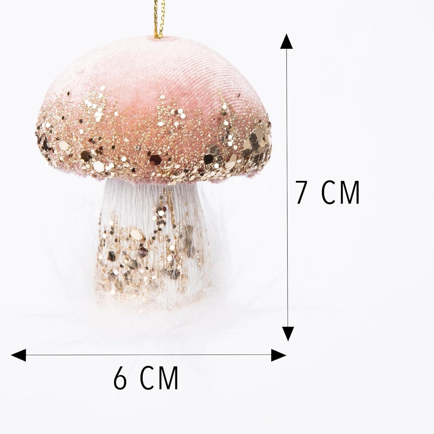 Pink Mushroom - 6x7cm