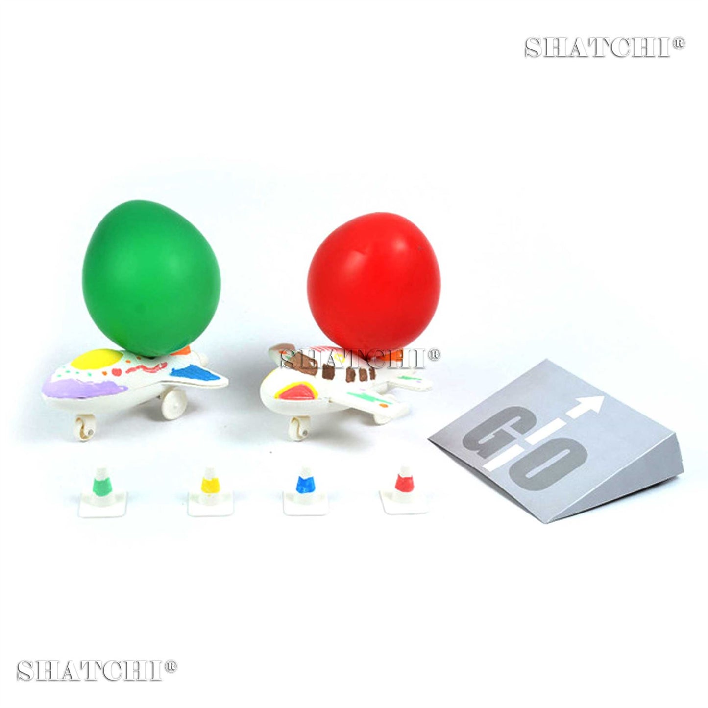 Balloon Powered Aircraft Toy