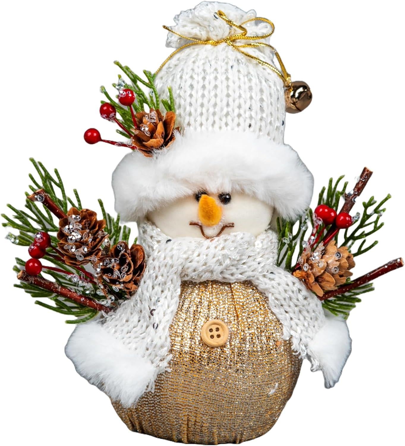 Snowman Decorative Free Standing Figurine 19cm