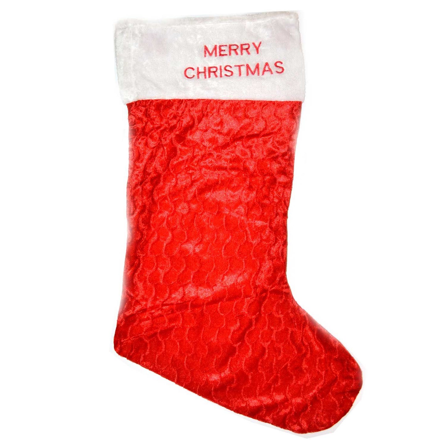 Giant Red Velvet Christmas Stocking (88cm)