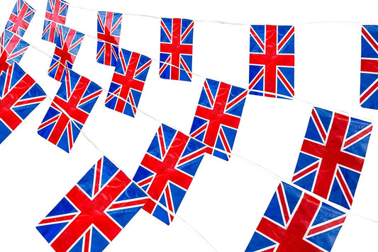 12ft Union Jack Bunting - 11 Flags