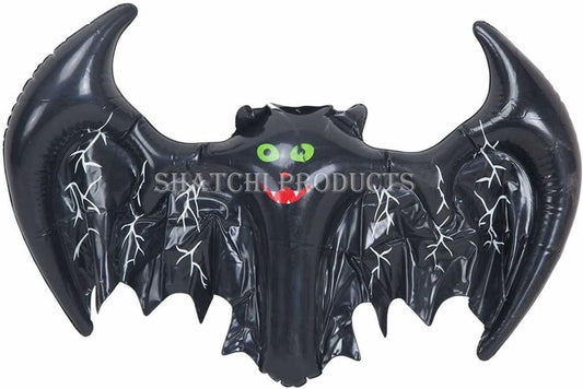 3pcs Halloween Inflatable Bats - 46cm x 36cm