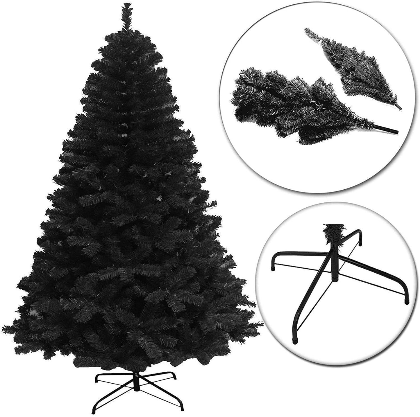 5ft Black Alaskan Pine Christmas Tree