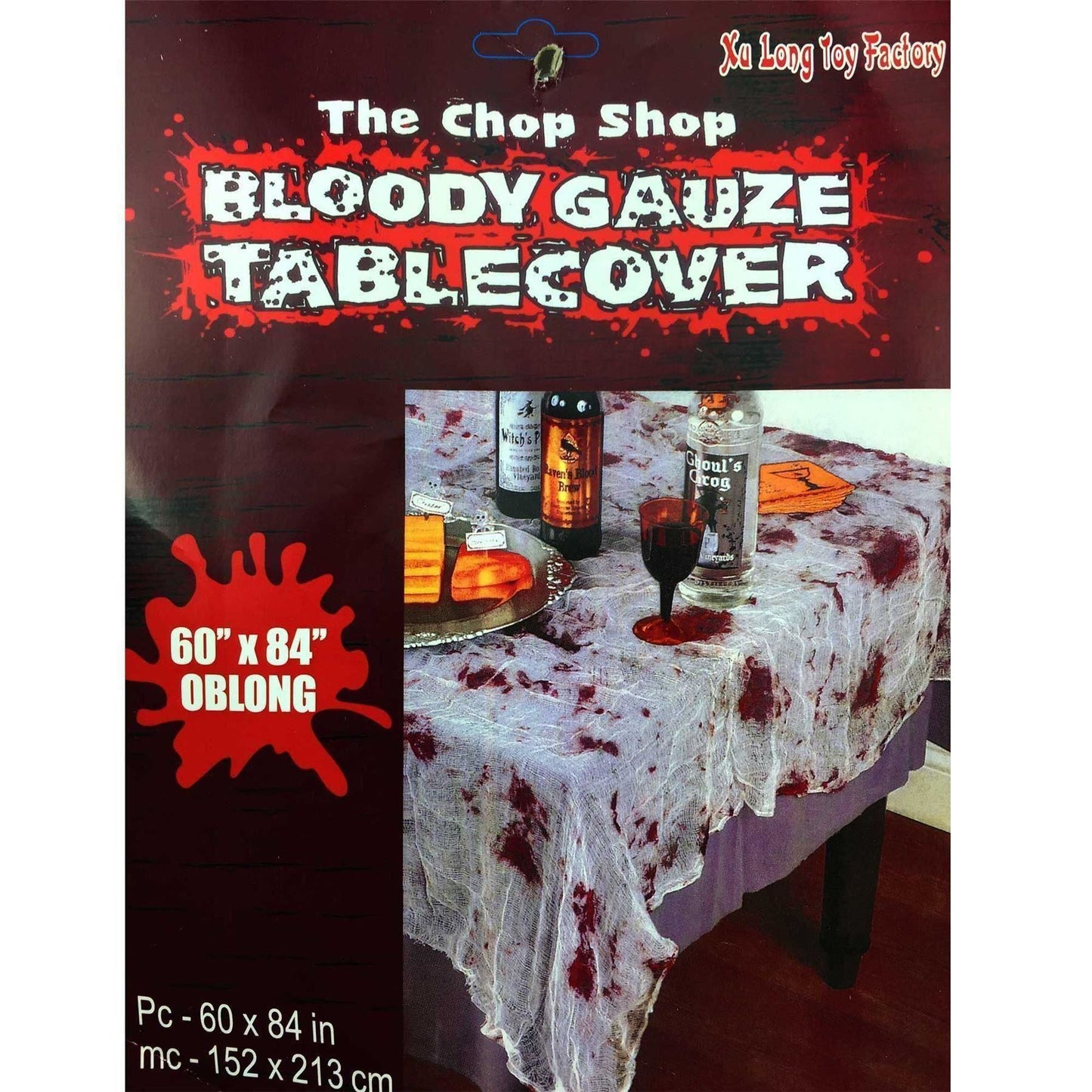 5 x Halloween Blood-Stained Tablecloths