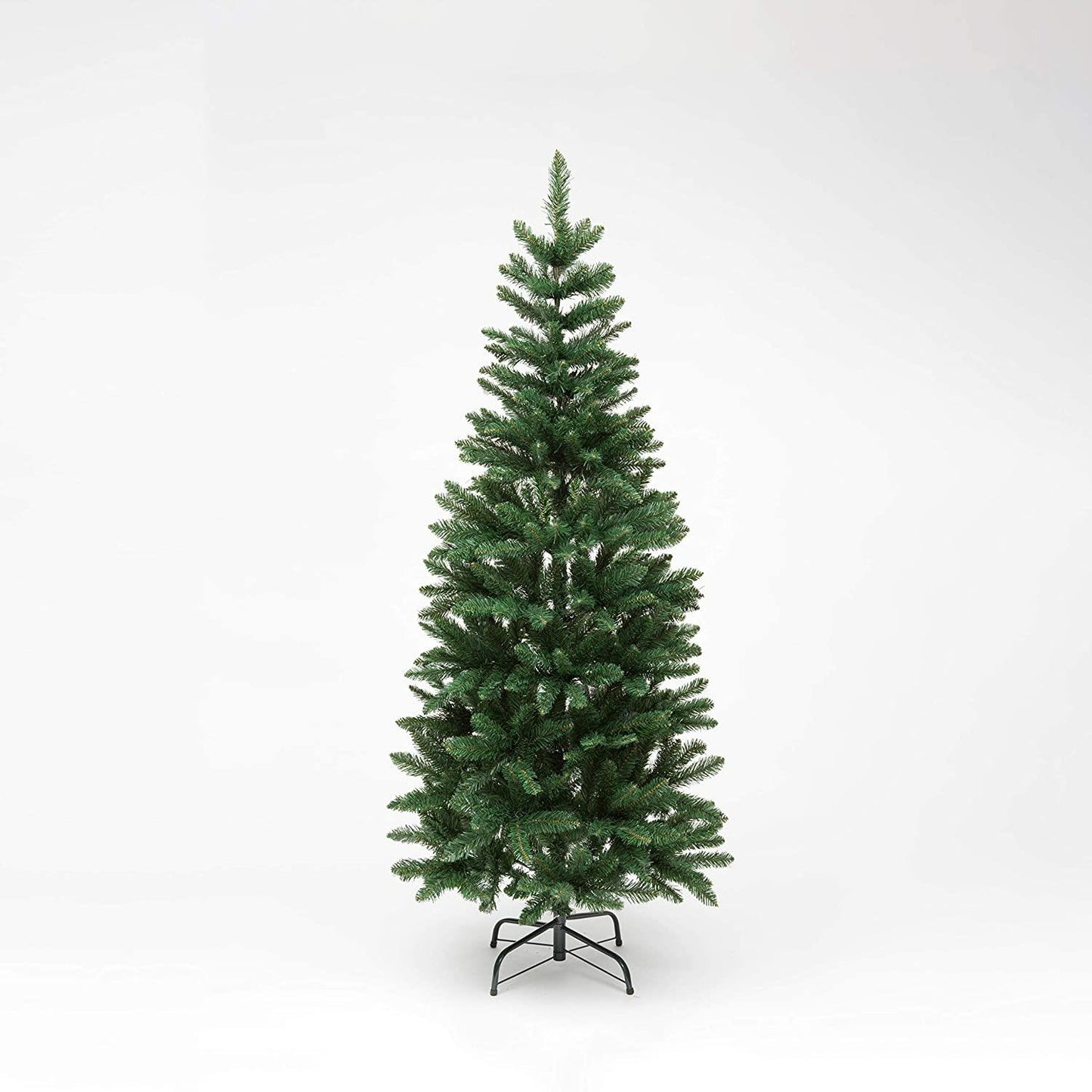 8ft Slim Green Christmas Tree