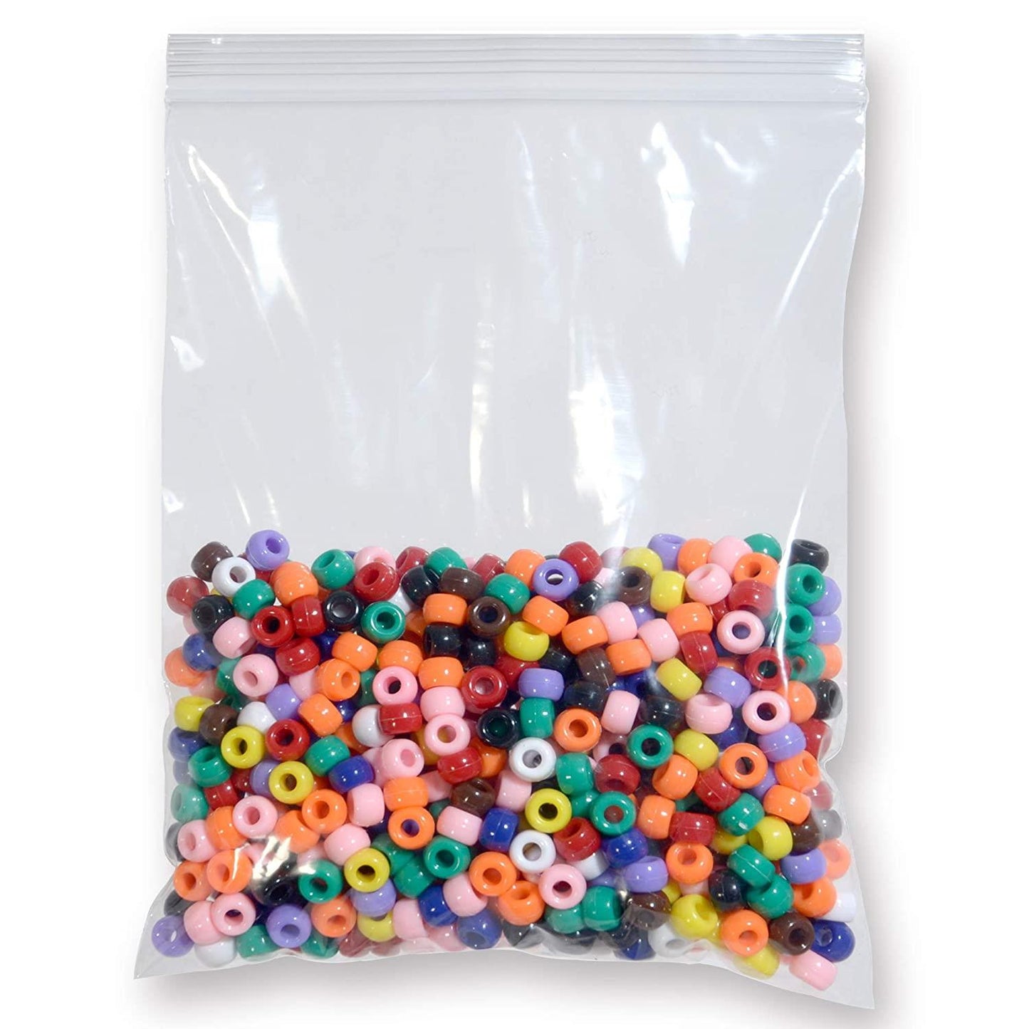 1000 Zip Seal Bags - Clear Plastic, 6"x9"