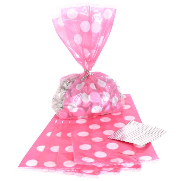 Unique Polka Dot Cellophane Bags