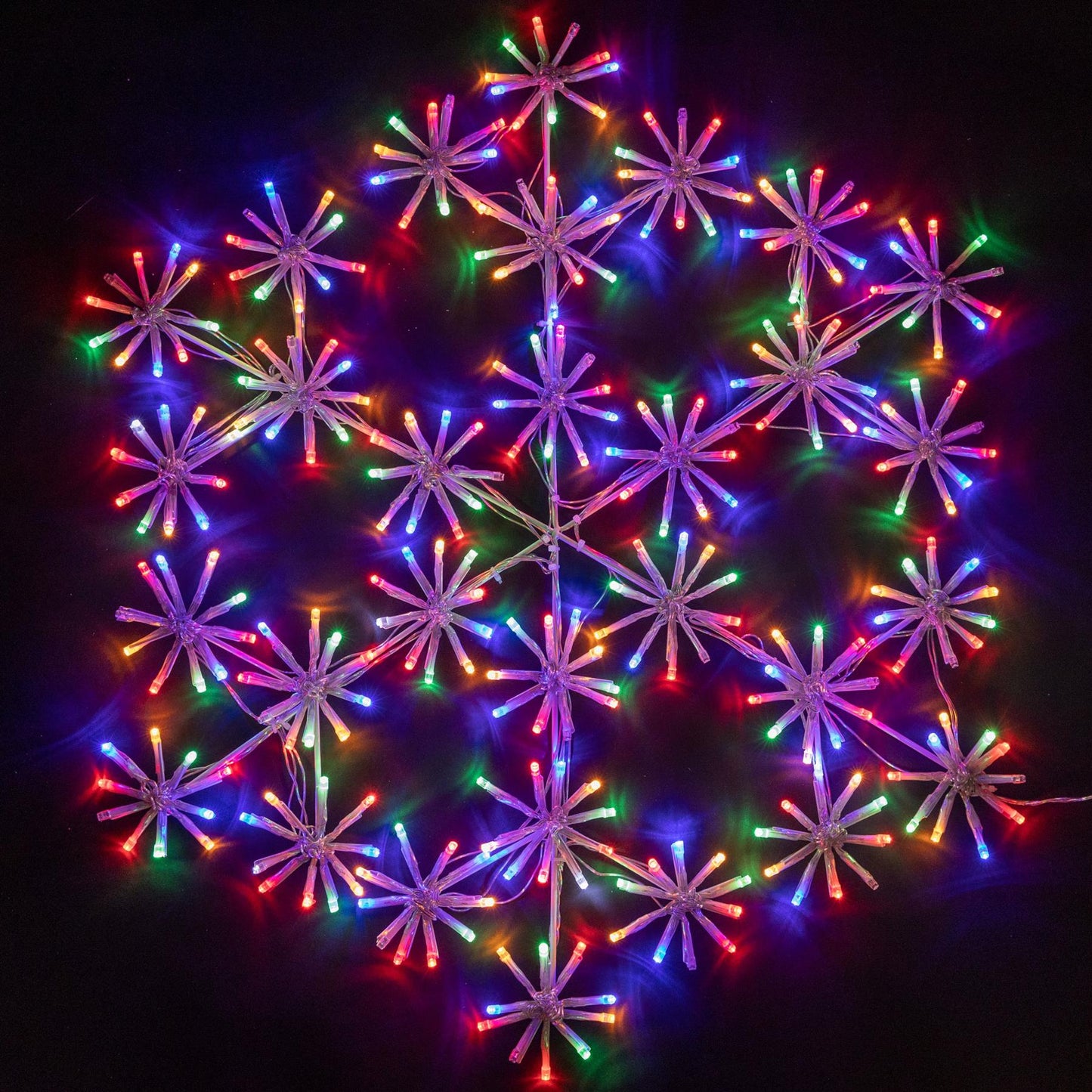 64cm Multicolor Snowflake Light