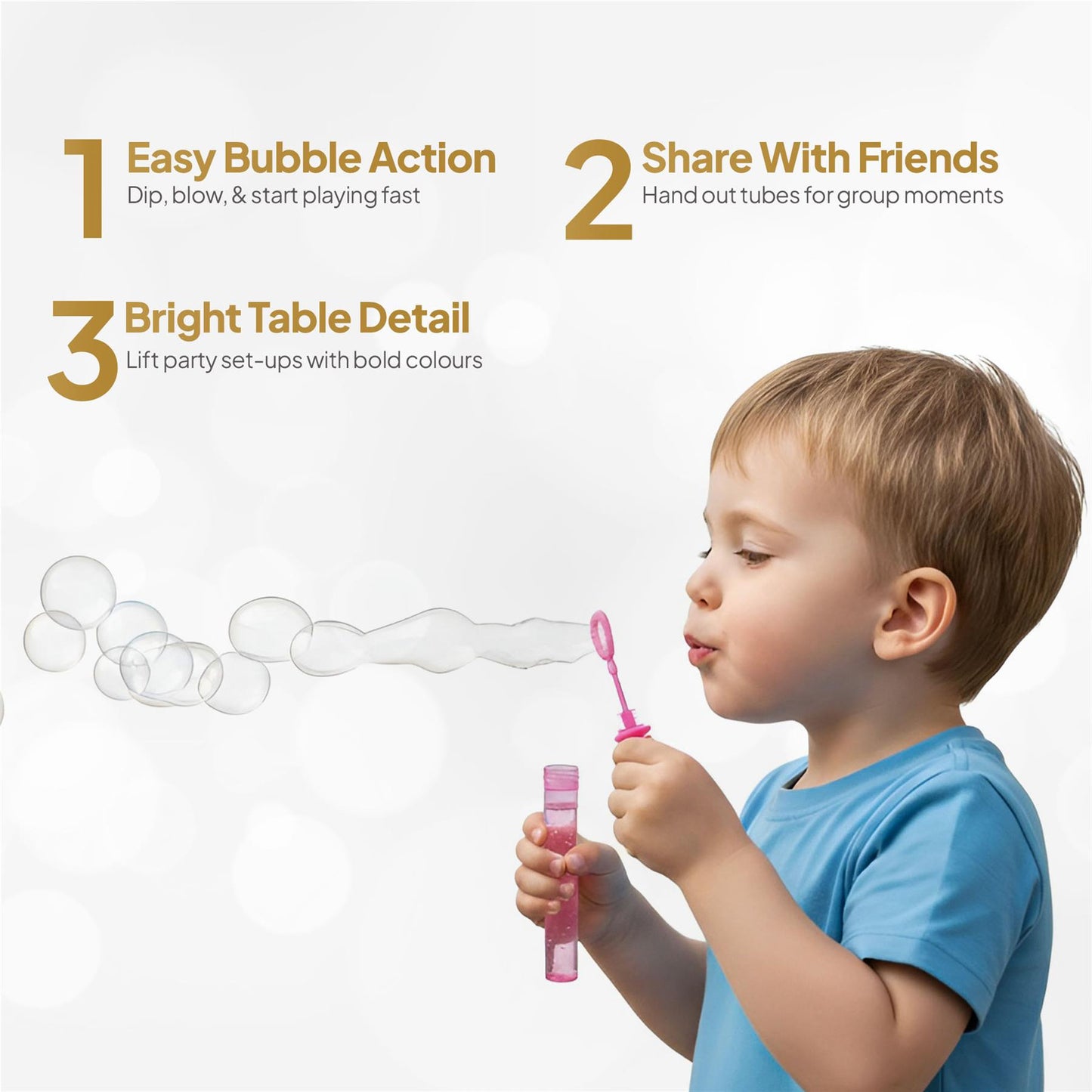 4 Assorted Birthday Wedding Bubbles