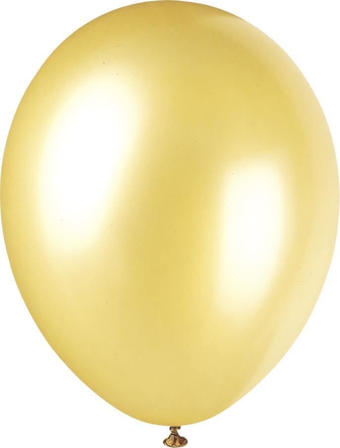 50 Pcs 12" Gold Colour Latex Balloons