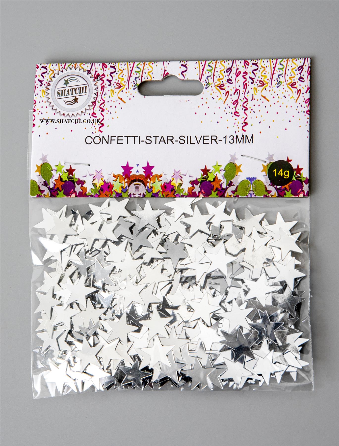 Star Confetti Silver - 14g 1 Pack