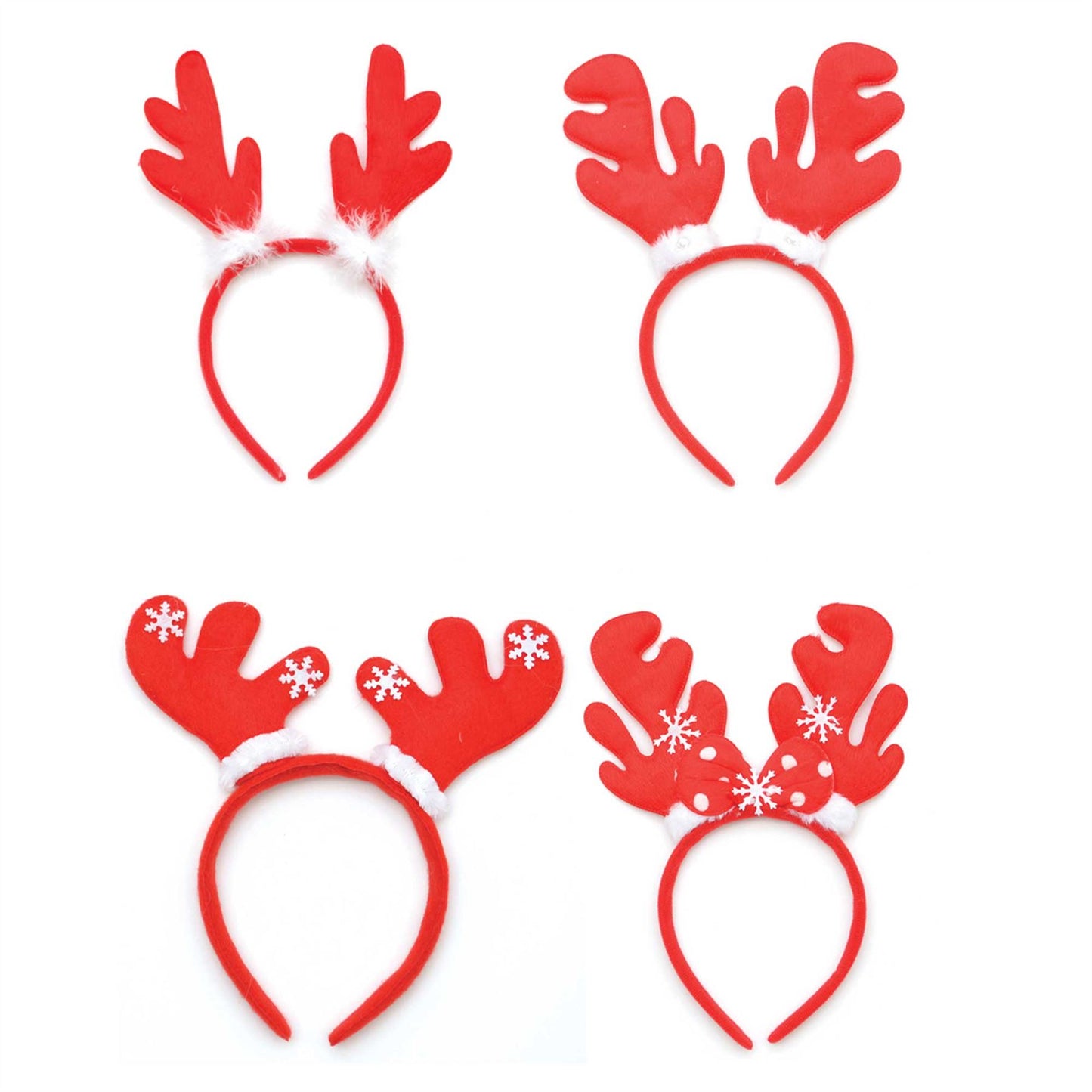 4 Christmas Headbands