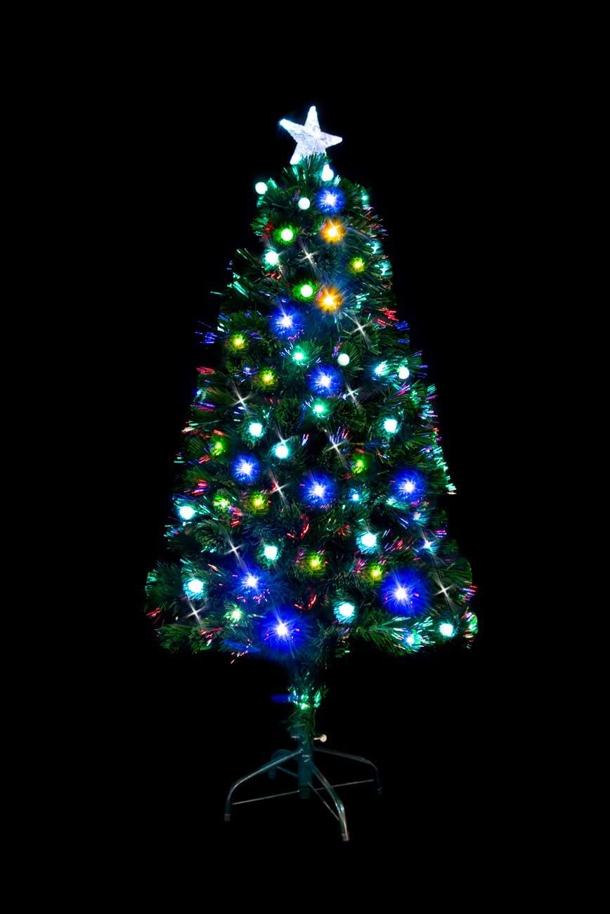 5ft Berry LED Fibre Optic Tree