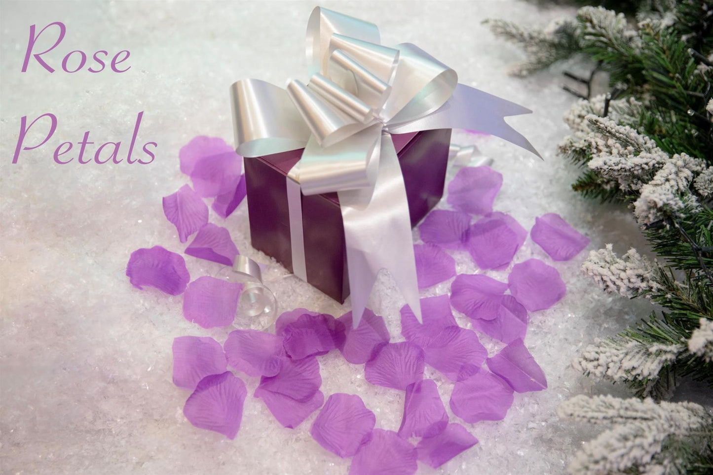 5000 Light Purple Silk Rose Petals