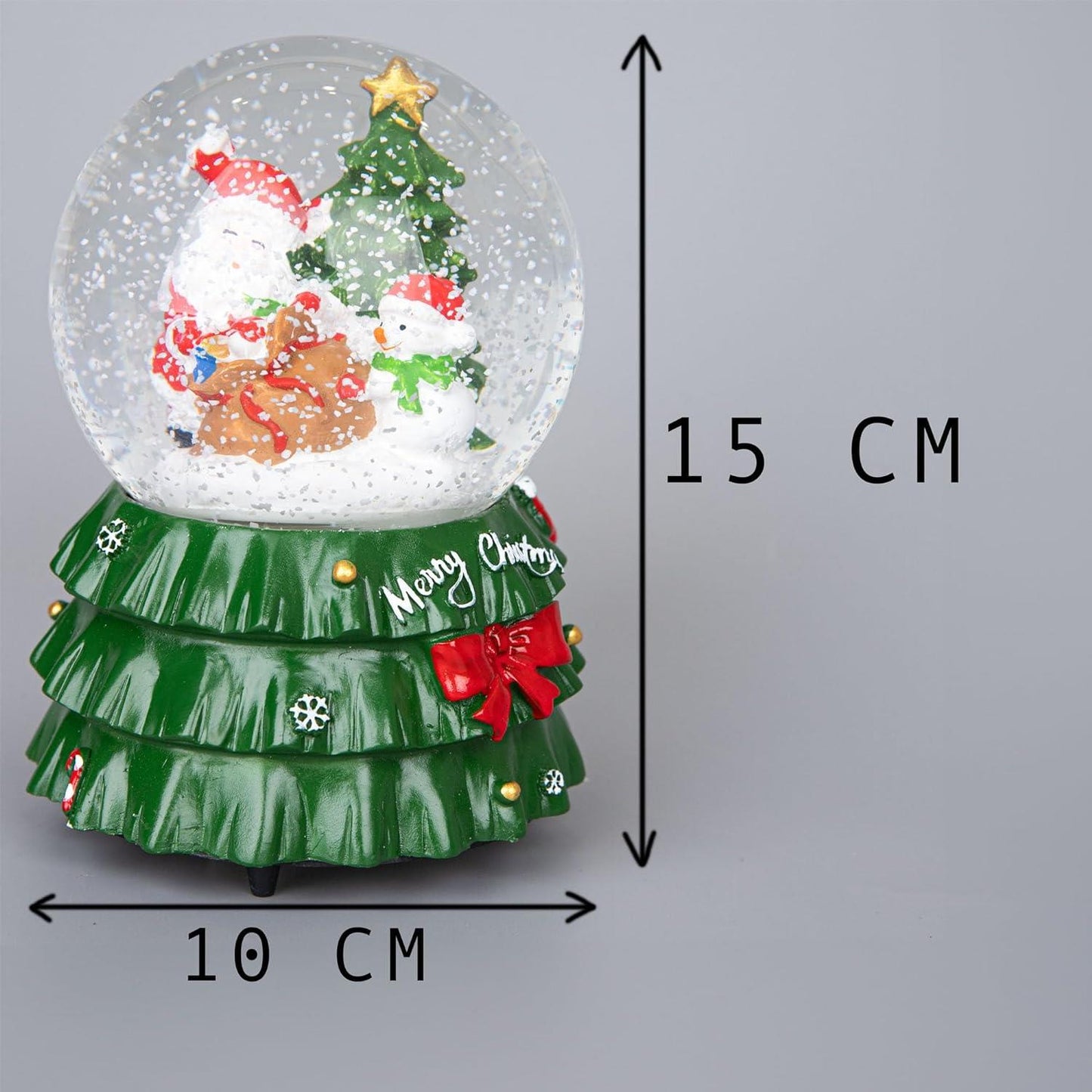 Christmas Snow Globe - 10x15cm