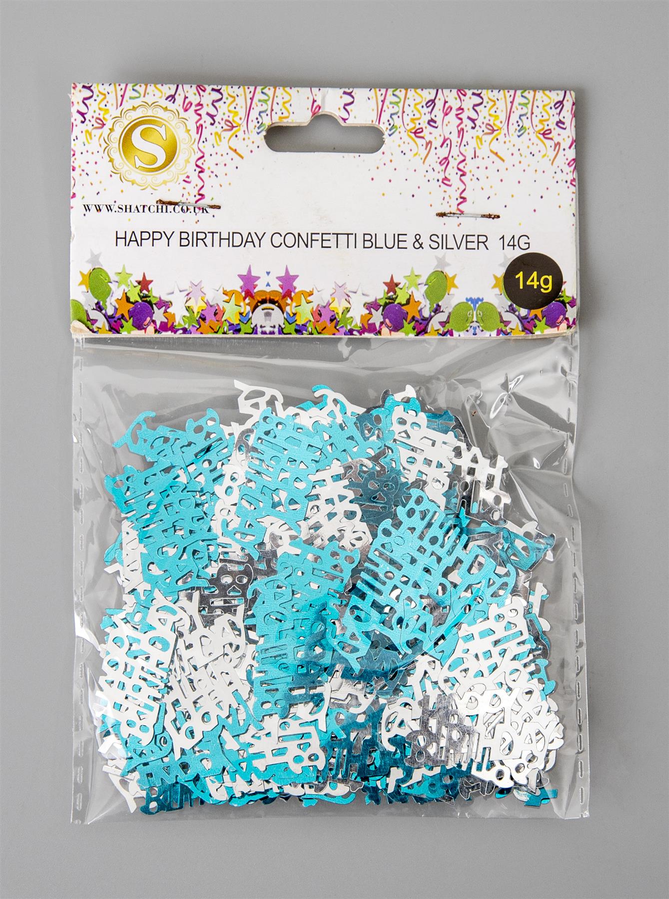 Blue & Silver Confetti - 14g