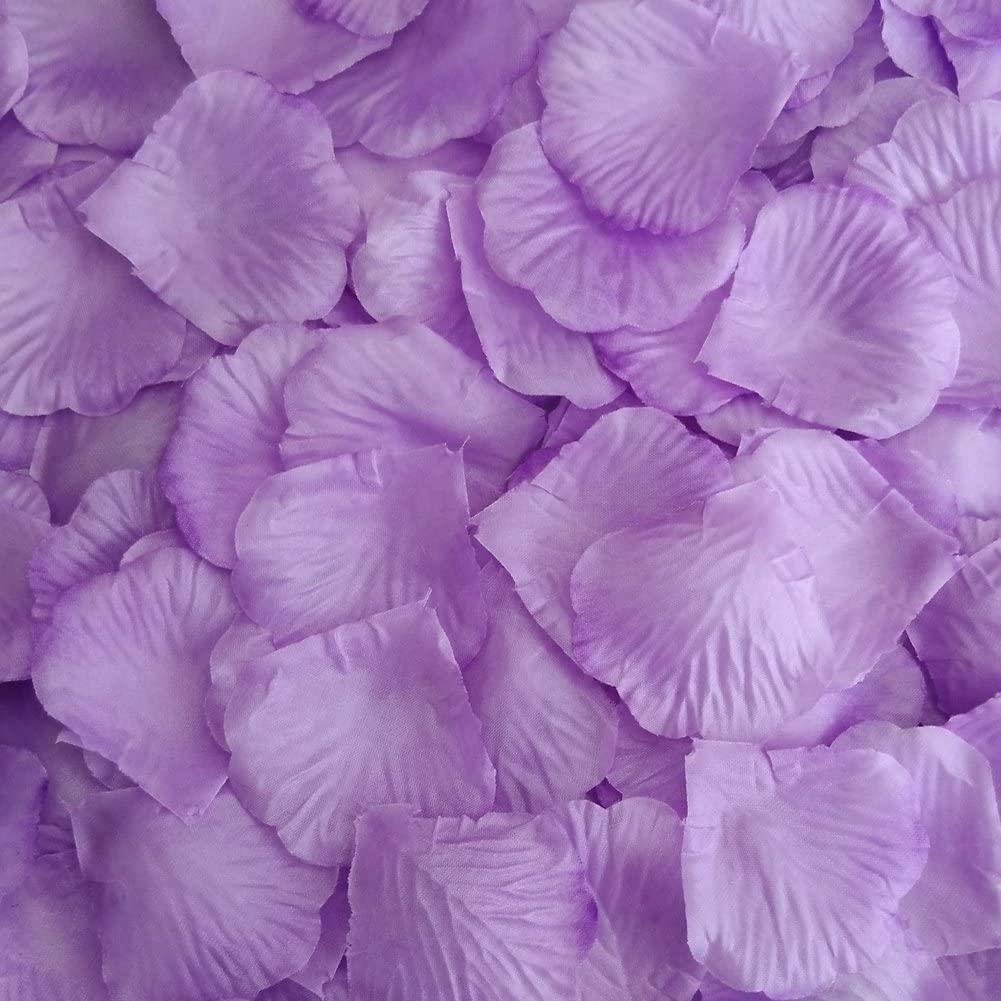 2000 Light Purple Rose Petals