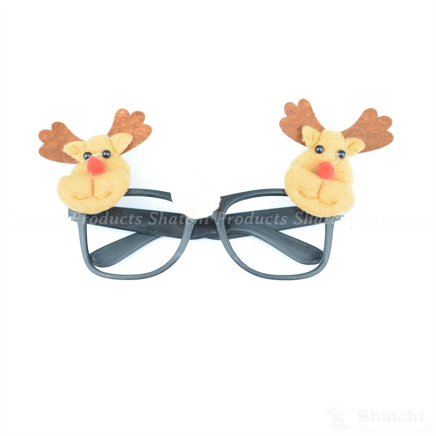 8 Christmas Glasses for Fancy Dress