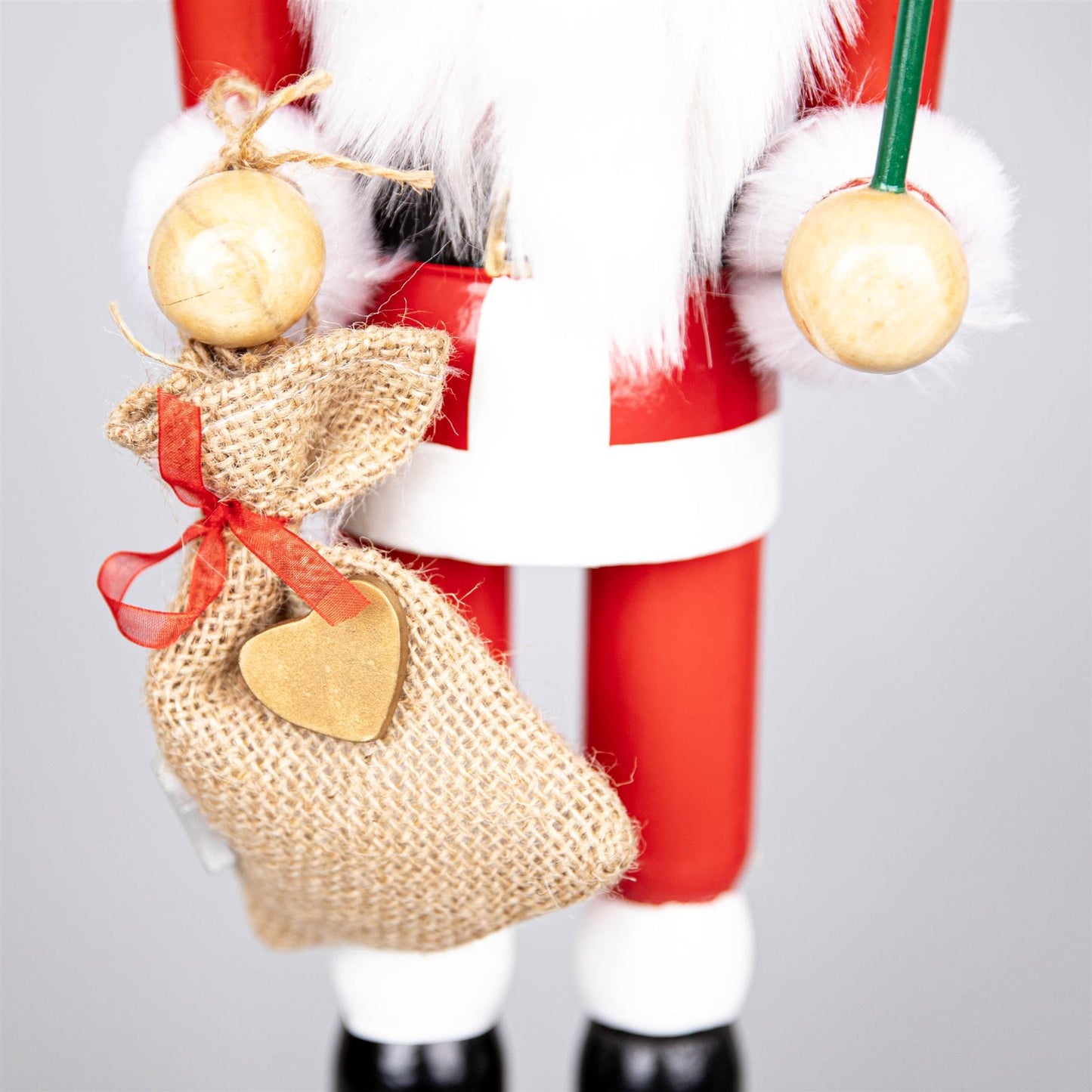 50cm Wooden Nutcracker Santa Figure