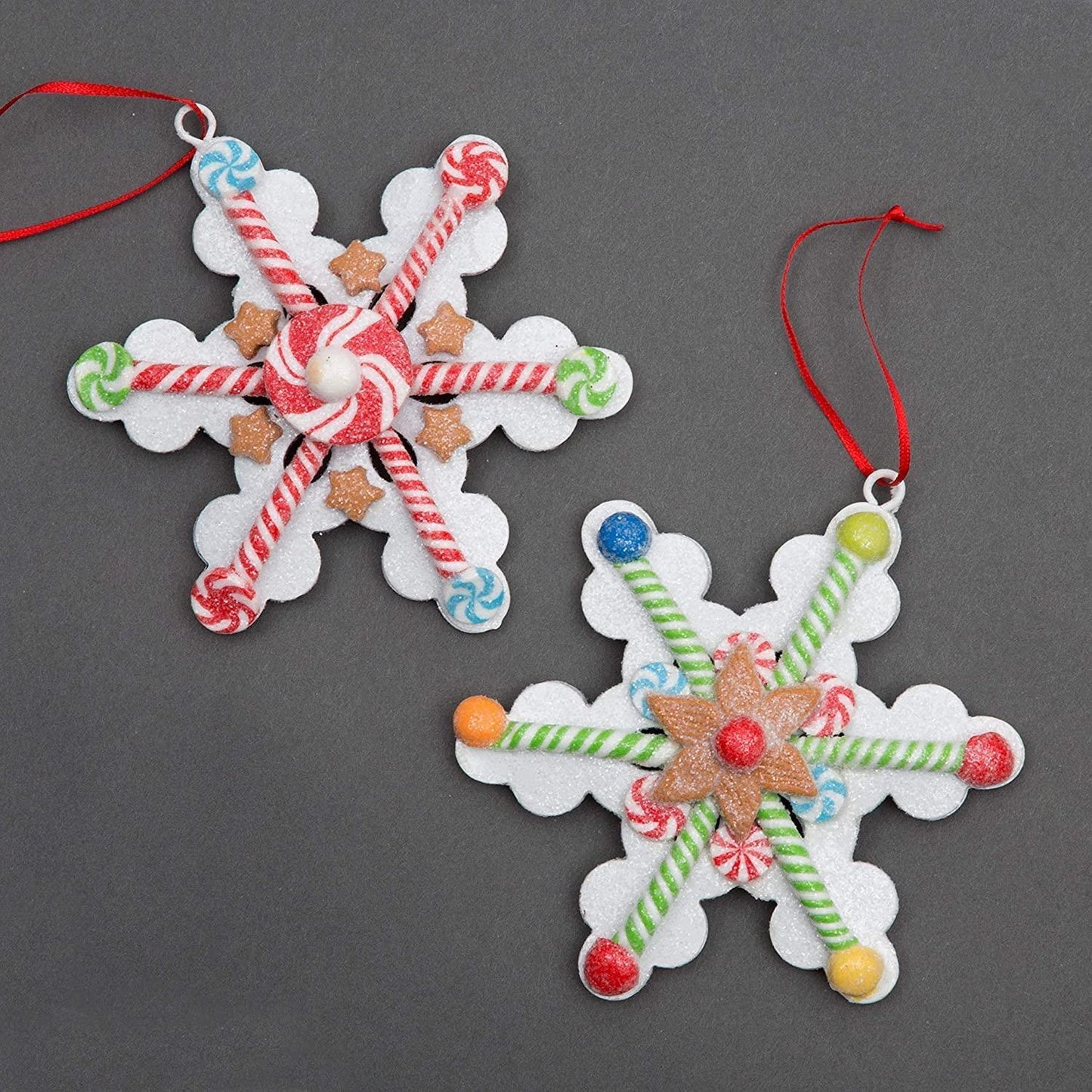 12pcs Ceramic Snowflakes