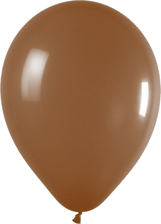 100 Brown Balloons