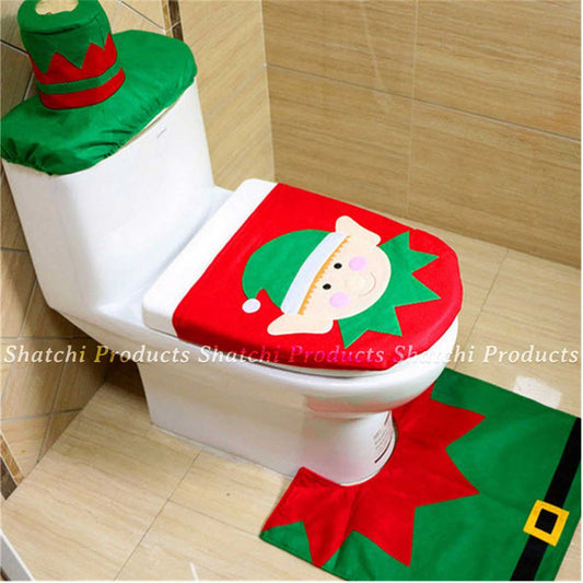 Elf Toilet Seat Cover Set