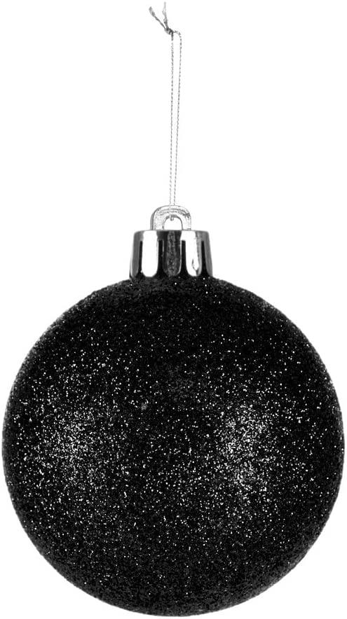 Baubles Black 15cm, 3pcs Set