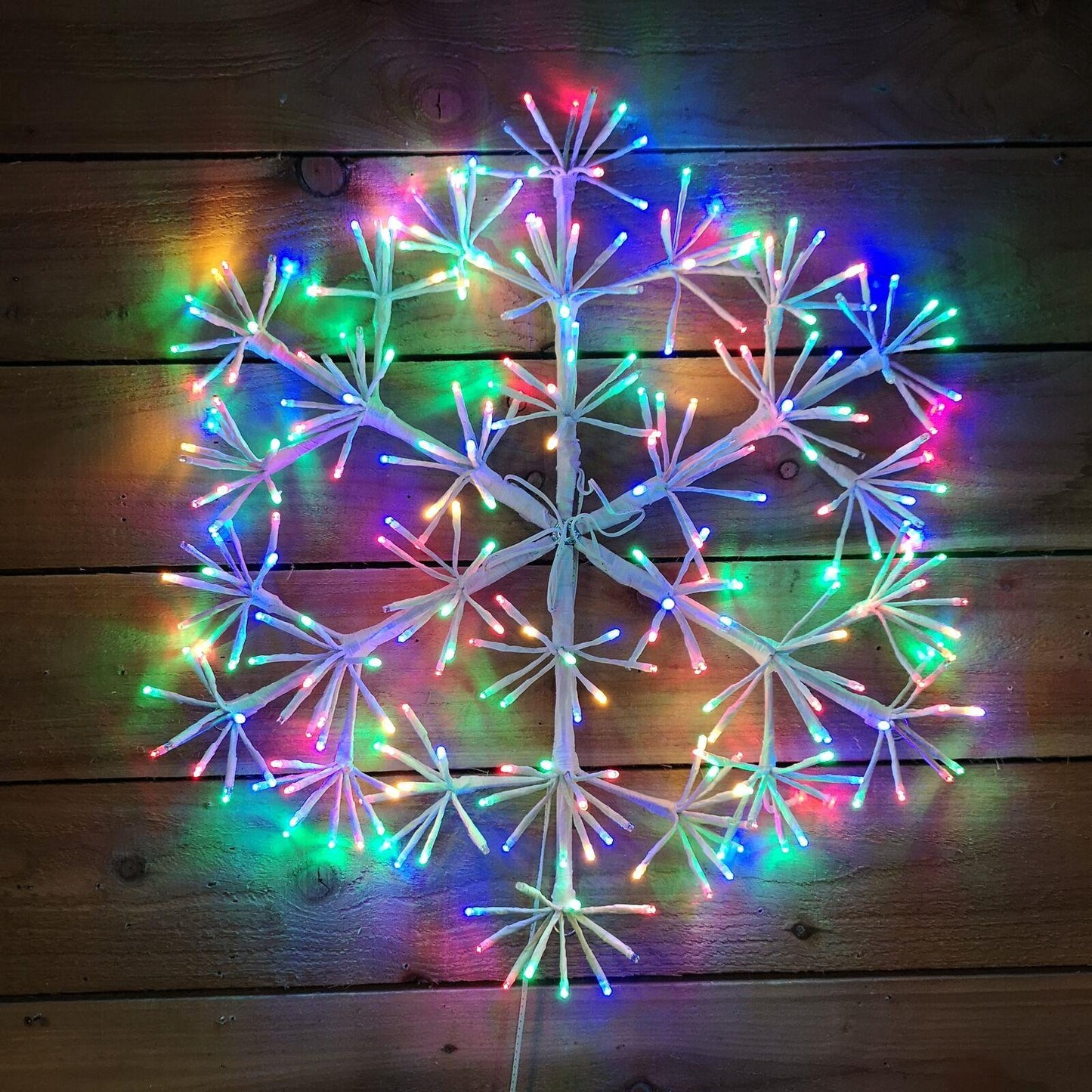 64cm Multicolor Snowflake Light