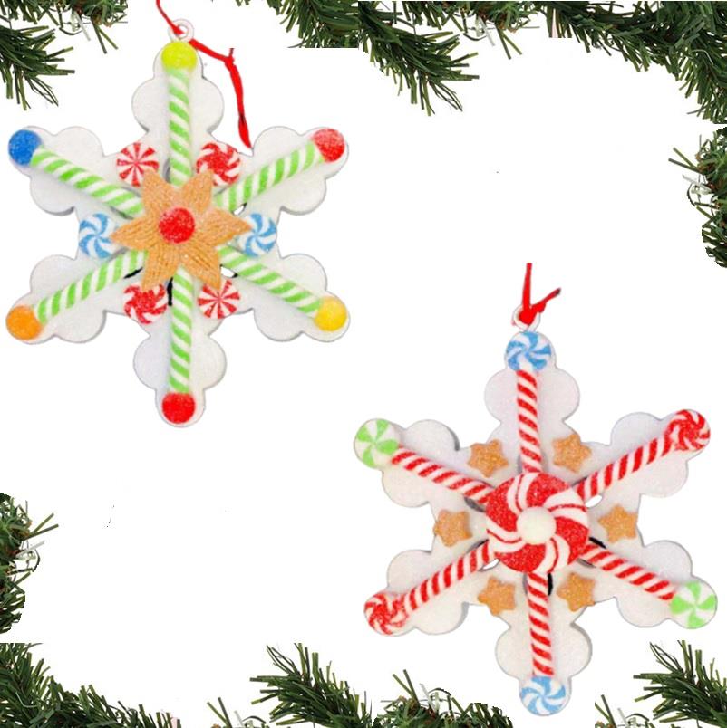 Christmas Hanging Decoration, 2pcs Ceramic