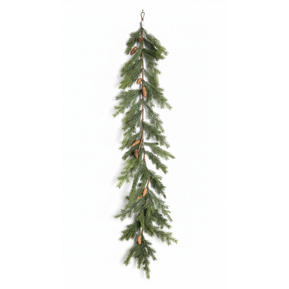 180CM FIR WITH PINE CONES GARLAND