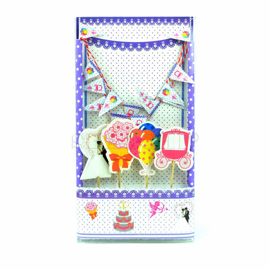 Wedding Cake Topper Bunting