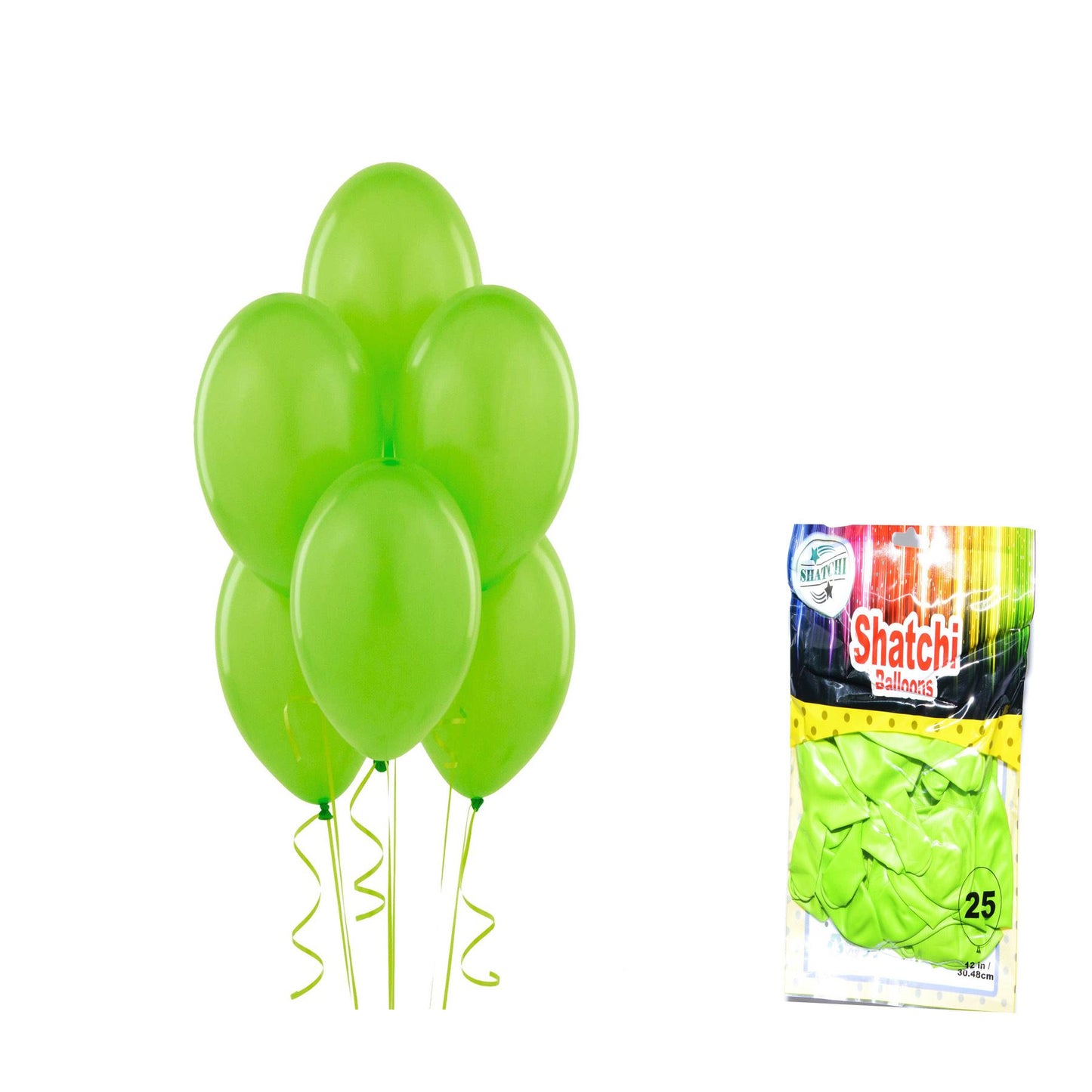 10pcs Light Green Latex Balloons (12")