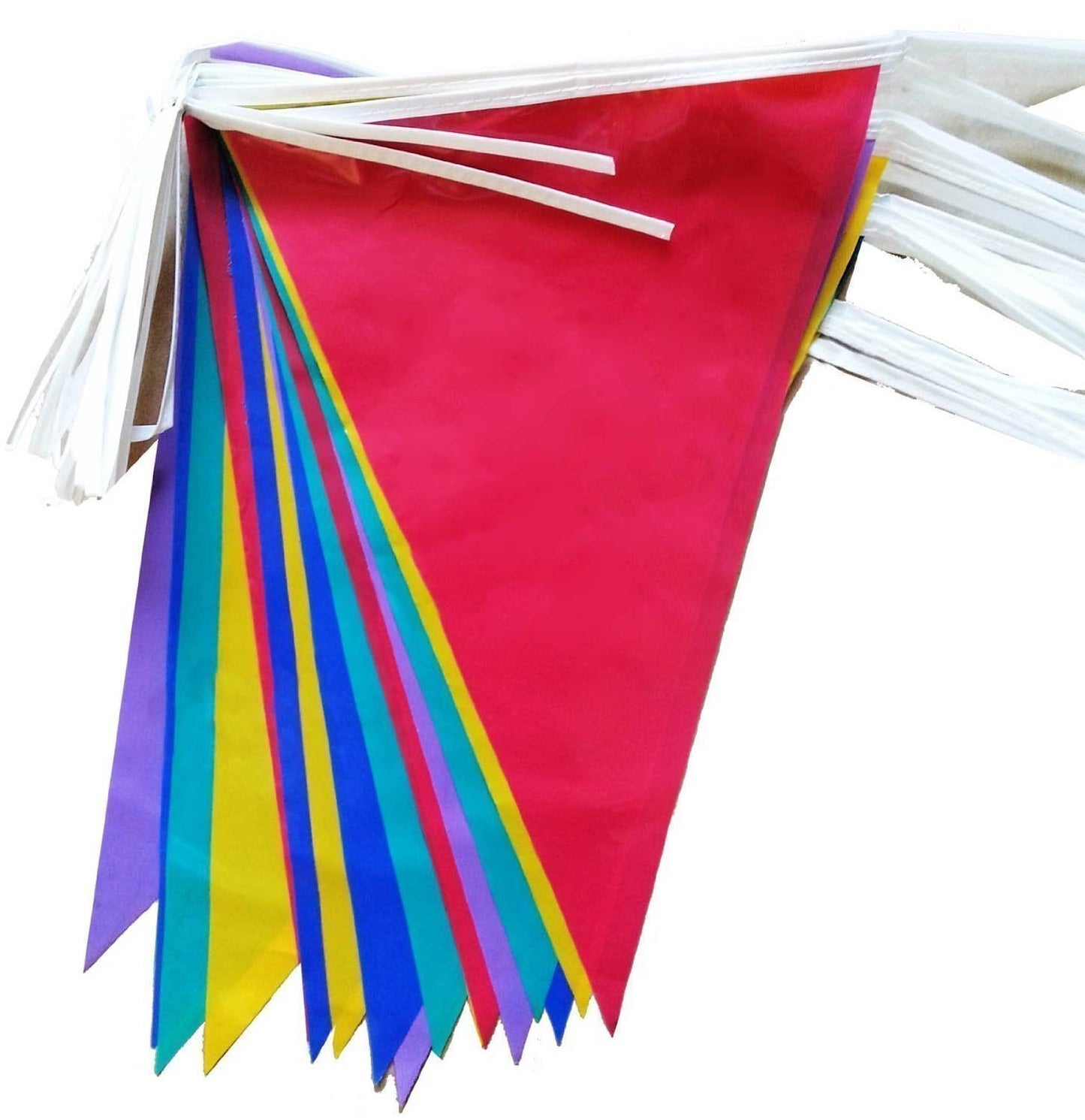 40m Giant Multicolour Bunting 80 Flags